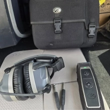 Bezprzewodowy zestaw słuchawkowy lotniczy Lightspeed Tango ANR z Bluetooth – Podwójna wtyczka GA