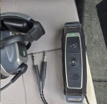Bezprzewodowy zestaw słuchawkowy lotniczy Lightspeed Tango ANR z Bluetooth – Podwójna wtyczka GA