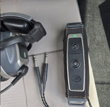 Bezprzewodowy zestaw słuchawkowy lotniczy Lightspeed Tango ANR z Bluetooth – Podwójna wtyczka GA