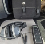Bezprzewodowy zestaw słuchawkowy lotniczy Lightspeed Tango ANR z Bluetooth – Podwójna wtyczka GA