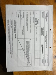 Radio ATR 833 z formularzem EASA 1