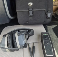 Bezprzewodowy zestaw słuchawkowy lotniczy Lightspeed Tango ANR z Bluetooth – Podwójna wtyczka GA